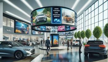 Car Dealership Digital Signage using PowerPoint and DataPoint