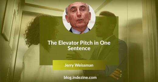 The Elevator Pitch in One Sentence