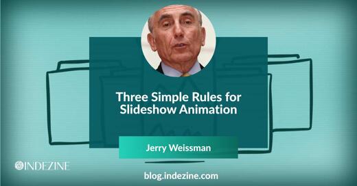 Three Simple Rules for Slideshow Animation