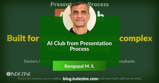 AI Club from Presentation Process: Conversation with Ramgopal M. S.