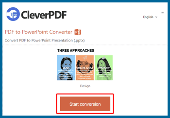 CleverPDF’s PDF to PowerPoint Conversion