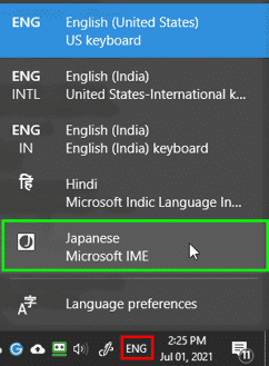 Install Another Language in Windows 10