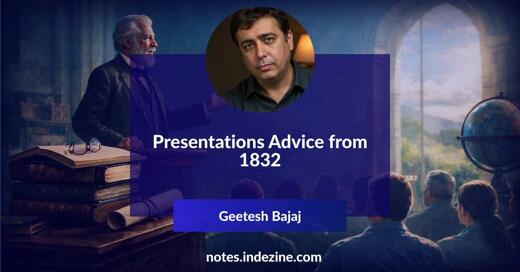 Presentations Advice from 1832