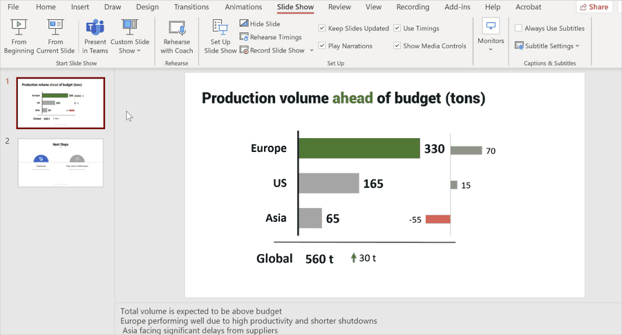 Record Slide Show in PowerPoint