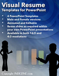Visual Resume Templates for PowerPoint