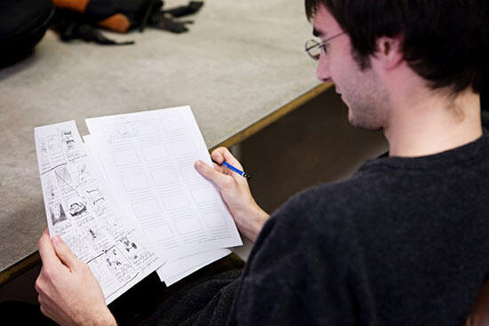 Storyboards capture ideas