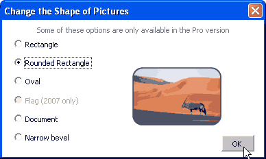 Change the Shape of Picture