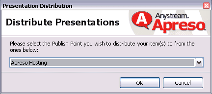 Distribute presentations