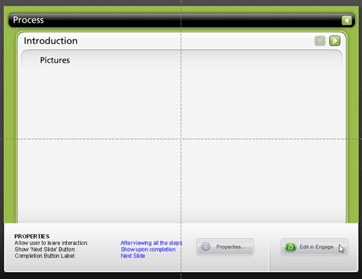 Articulate Engage Interactivity slide in PowerPoint Articulate Engage Interactivity slide in PowerPoint