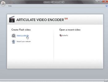 Articulate Video Encoder ’09