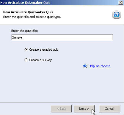 Create a graded quiz Create a graded quiz