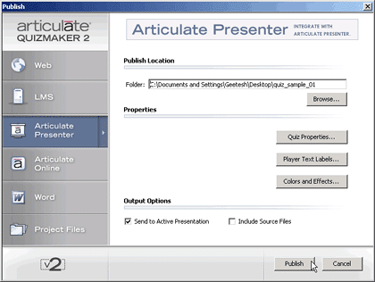 Publish your quiz Publish your quiz