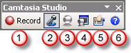 Camtasia Toolbar