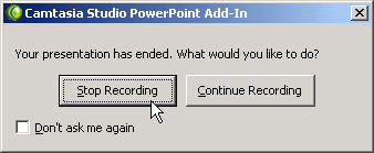 Stop Recording Stop Recording