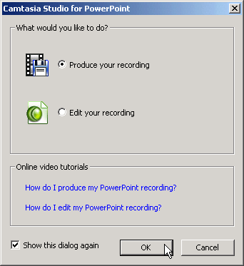 Camtasia Studio for PowerPoint