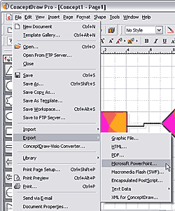 Export to PowerPoint in ConceptDraw