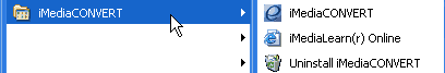 iMediaCONVERT also works as a standalone program