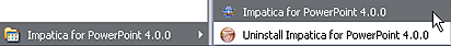 Impatica for PowerPoint 4 Start menu group