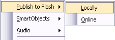 Publish to Flash