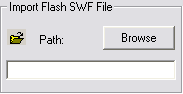 Import Flash SWF File Import Flash SWF File