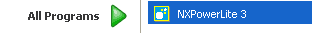 NXPowerLite Start menu Group