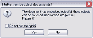 Flatten PowerPoint embedded objects in PowerPoint Flatten PowerPoint embedded objects in PowerPoint