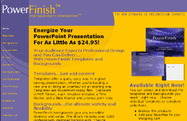 PowerFinish web site