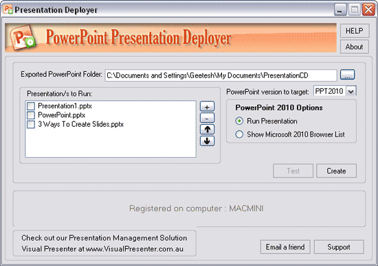 Presentation/s playlist Presentation/s playlist