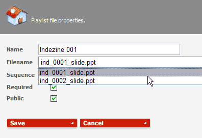 Add files to Playlist