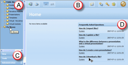 Slide Executive Pro interface