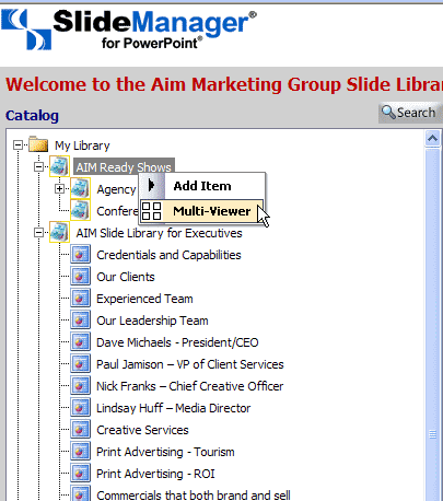 Selecting Multi-Viewer