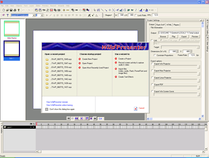 WildPresenter Interface