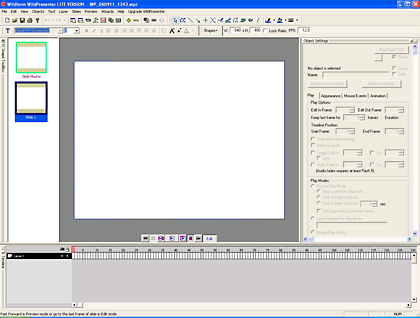 WildPresenter Lite Interface