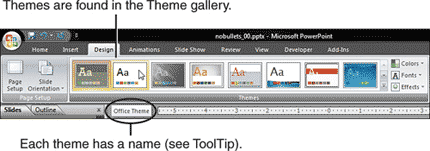 Apply a clean theme Apply a clean theme