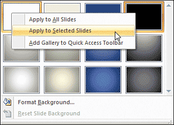 Change the background style of slides Change the background style of slides