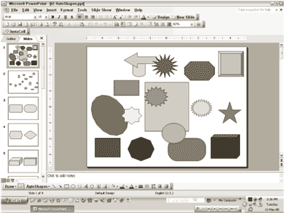 AutoShapes may be at the bottom of the PowerPoint interface, but theyre the tops in PowerPoint AutoShapes may be at the bottom of the PowerPoint interface, but theyre the tops in PowerPoint