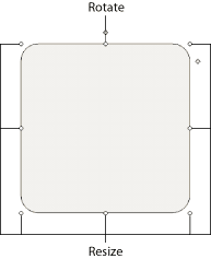 Resize and rotate handles keep your AutoShapes on a leash Resize and rotate handles keep your AutoShapes on a leash