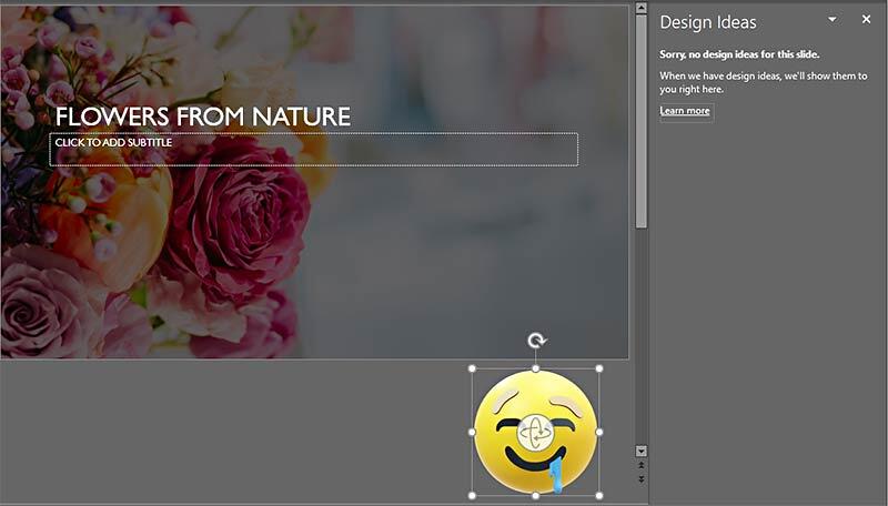 Object outside Slide Area
