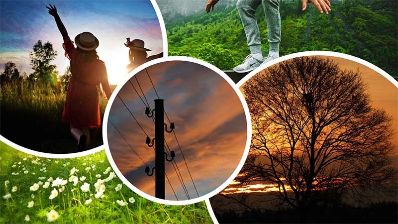 Picture slide layout