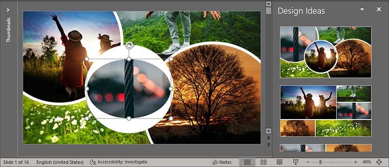 Apply the slide layout again from the Design Ideas Task Pane