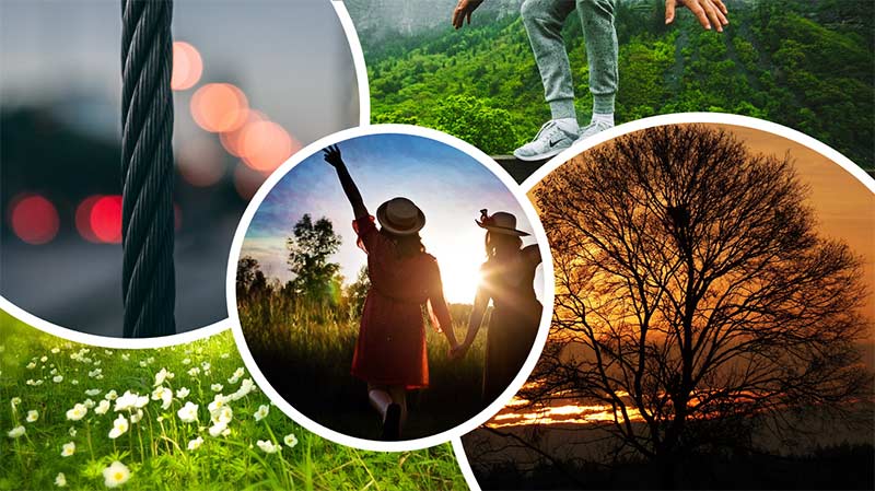 Repositioned pictures