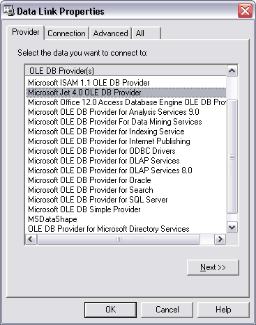 Data Link Properties