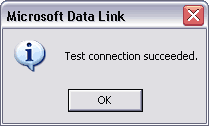 Test connection succeeded