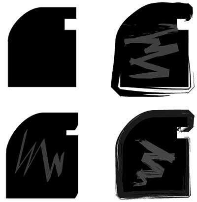 Quotation marks created in Adobe Illustrator