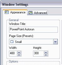 Window Settings