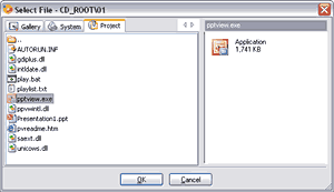 Select the pptview.exe file
