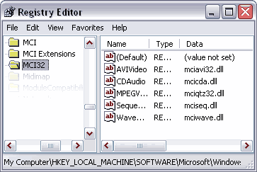Registry Editor