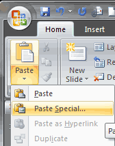Paste Special