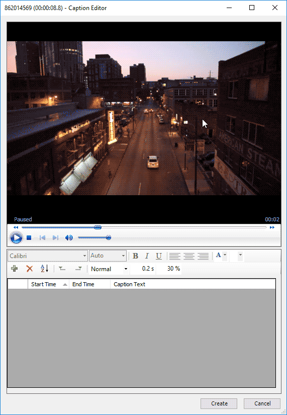 A larger preview area