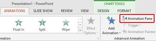 Animation Pane button